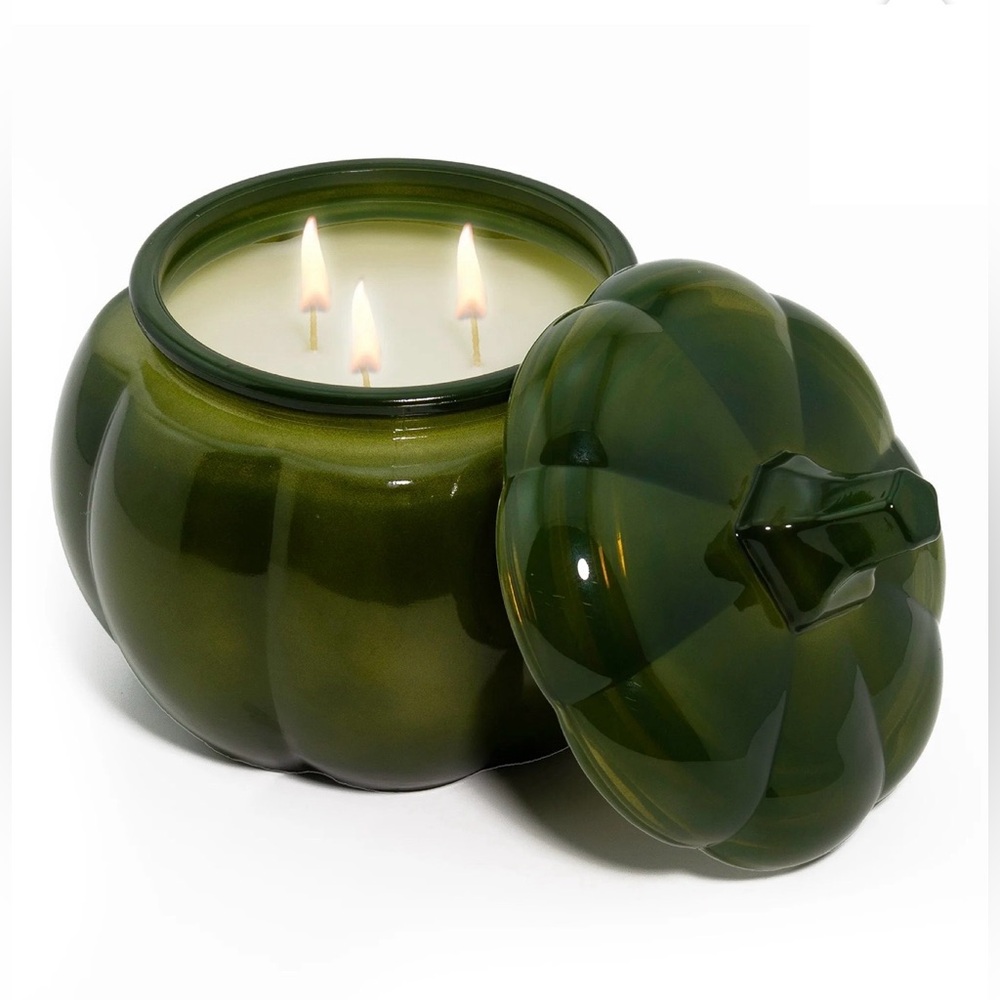 Better Homes & Gardens 3-Wick Pumpkin Jar Candle, Fresh Cut Frasier, 30 oz New